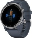 Garmin-Venu-2-and-2S-Smartwatch-SilverGranite-Blue Sale