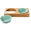 Pet-Bowls-with-Bamboo-Stand Sale