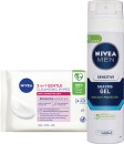 Nivea-Facial-Wipes-25s-or-Shave-Gel-200ml Sale