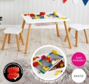 Kids-Home-Building-Blocks-Table-and-Stools Sale