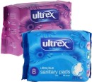 Ultrex-Sanitary-Pads-Range-8-10pk Sale