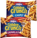 Birds-Eye-Golden-Crunch-Fries-or-Wedges-750g Sale