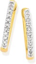 9ct-Diamond-Hoop-Earrings Sale