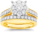 18ct-Gold-Diamond-Bridal-Ring-Set Sale