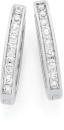 9ct-Diamond-Hoops Sale