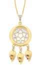 9ct-Two-Tone-Diamond-Dreamcatcher-Pendant Sale