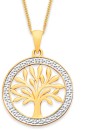 9ct-Diamond-Set-Tree-of-Life-Pendant Sale