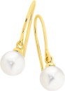 9ct-Cultured-Freshwater-Pearl-Hook-Earrings Sale