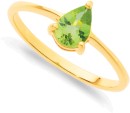 9ct-Peridot-Solitaire-Ring Sale