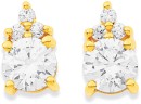 9ct-Cubic-Zirconia-Stud-with-Cubic-Zirconia-Top Sale