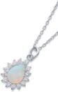 Sterling-Silver-Created-Opal-Cubic-Zirconia-Pendant-with-Chain Sale