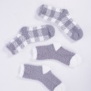 2-Pack-Bedsocks-Check-Solid Sale