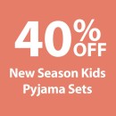 40-off-New-Season-Kids-Pyjama-Sets Sale