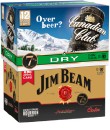 Canadian-Club-Premium-Dry-7-or-Jim-Beam-Gold-Cola-7-12-x-250ml-Cans Sale