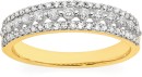 9ct-Diamond-Three-Row-Band Sale