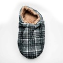 Fuzzy-by-HBCo-Mens-Tartan-Slippers Sale