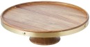 Davis-Waddell-Acacia-Brass-Cake-Stand Sale