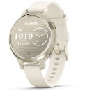 Garmin-Lily-2-Active-Cream-Gold-with-Bone-Silicone-Band Sale