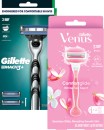 Gillette-Mach-3-or-Venus-White-Tea-Razor-2-Blades Sale