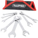 NEW-ToolPRO-8-Pce-Combination-Spanner-Set-Roll Sale