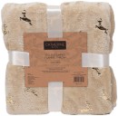 Catherine-Co-Gold-Stamped-Flannel-Throw Sale
