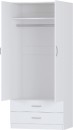 Practa-2-Door-2-Drawer-Robe Sale