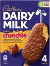 NEW-Cadbury-Dairy-Milk-Crunchie-Frozen-Dessert-4-Pack Sale