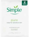 Simple-Pure-Soap-Sensitive-Twin-2-Pack-100g Sale