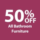 50-off-All-Bathroom-Furniture Sale