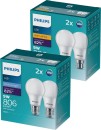 Philips-LED-Light-Bulb-9W-2-Pack Sale