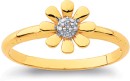 9ct-Diamond-Sunflower-Ring Sale