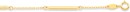 9ct-Yellow-Gold-19cm-Interval-Bar-Bracelet Sale