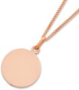 9ct-14mm-Rose-Gold-Engravable-Disc-Pendant Sale