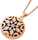 9ct-Rose-Gold-Filigree-Cutout-Milgrain-locket-Pendant Sale