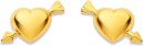 9ct-Heart-with-Arrow-Studs Sale