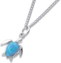 Sterling-Silver-Created-Opal-Turtle-Pendant Sale