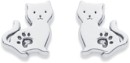 Sterling-Silver-Cat-Paw-Studs Sale