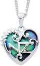Sterling-Silver-Paua-NZ-Heart-Fern-Pendant Sale