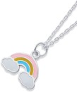 Sterling-Silver-Multicolour-Enamel-Rainbow-Pendant Sale