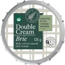 NEW-Woolworths-Double-Cream-Brie-125g Sale