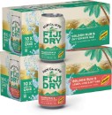 NEW-Fiji-Dry-Golden-Rum-Dry-Ginger-Ale-48-or-Fiji-Dry-Golden-Rum-Lemon-Lime-Bitters-48-10-x-330mL-Cans Sale