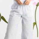 Marlo-PJ-Pants-Check-Blue Sale