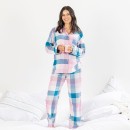 Marlo-Multi-Coloured-Check-Flannelette-PJ-Set Sale