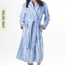 Amparo-Quinn-Stripe-Plush-Robe-Light-Blue-34-Length Sale