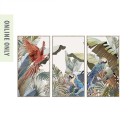Tropical-Birds-3pc-Wall-Art Sale
