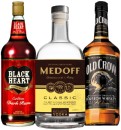 Black-Heart-Rum-Medoff-Classic-Premium-Vodka-or-Old-Crow-Bourbon-1L Sale