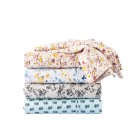 Gracious-Living-Printed-Flannelette-Sheet-Set Sale
