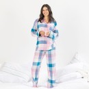 Marlo-Multi-Coloured-Check-Flannelette-PJ-Set Sale