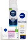 Nivea-Wipes-25s-Shave-Gel-200ml-or-Hand-Cream-100ml Sale