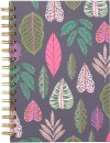 WHSmith-A5-Navy-Leaf-Notebook Sale